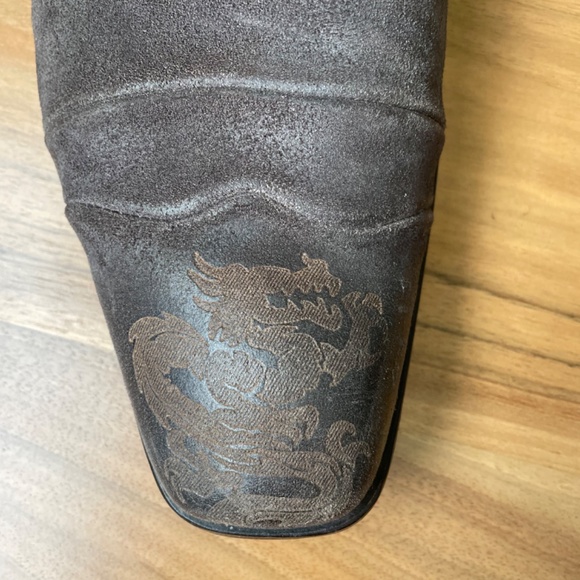 Mark Nason Brown Loafers with Embossed Design main image 11